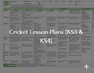 Cricket lesson plans